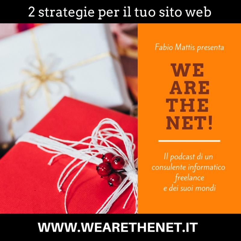 2 strategie per il tuo sito web